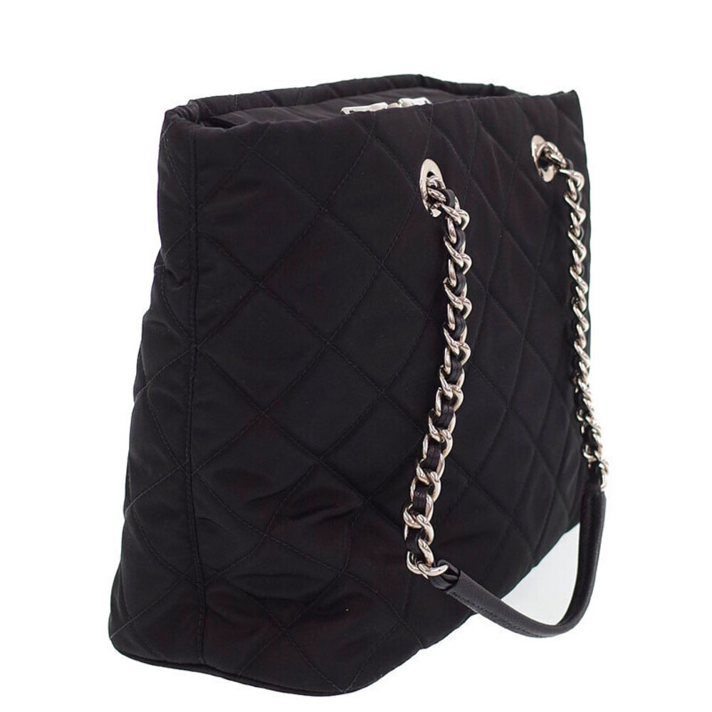 PRADA Quilted Chain Shoulder Bag Black - Picture 2 of 9